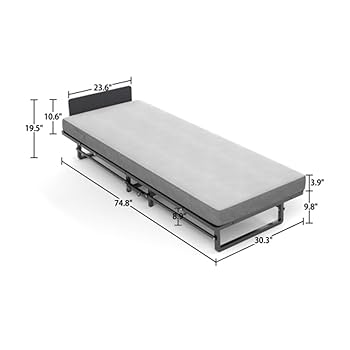 ベッドフレーム Single bed with Hard mattress 71i1z6e8N3L._UF350,350_QL50_.jpg